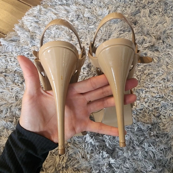 SAINT LAURENT NUDE PATENT TRIBUTES 36.5 - Picture 2 of 4